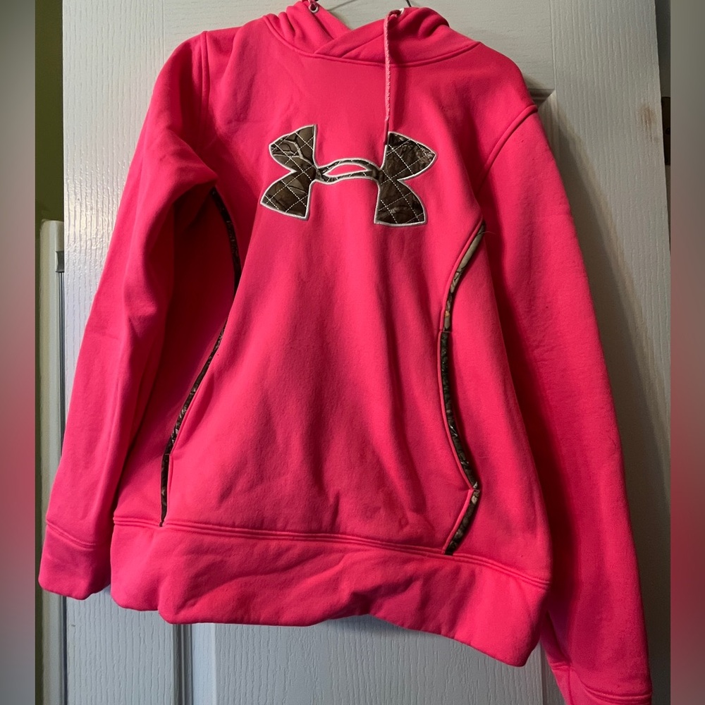 Under Armour Neon Pink Pullover Hoodie